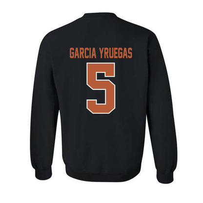 Texas - NCAA Baseball : Felix Garcia Yruegas - Sports Shersey Crewneck Sweatshirt-1