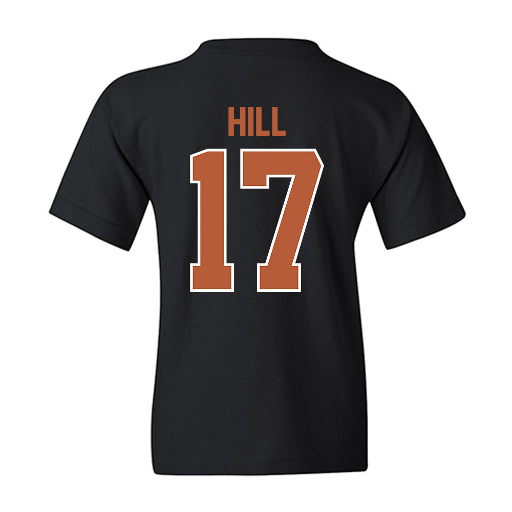 Texas - NCAA Baseball : Will Hill - Sports Shersey Youth T-Shirt-1