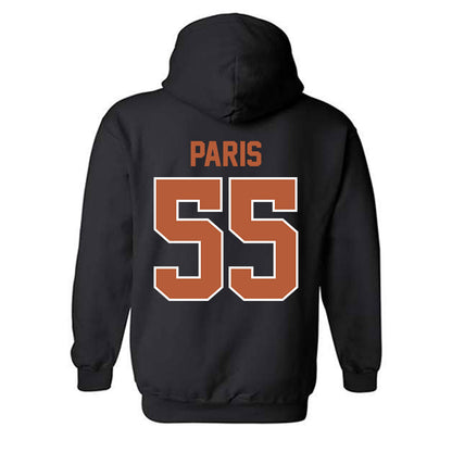 Texas - NCAA Baseball : Jack Paris - Sports Shersey Hooded Sweatshirt-1