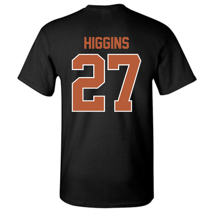 Texas - NCAA Baseball : Cal Higgins - Sports Shersey T-Shirt-1