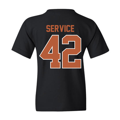 Texas - NCAA Baseball : Oliver Service - Youth T-Shirt Sports Shersey