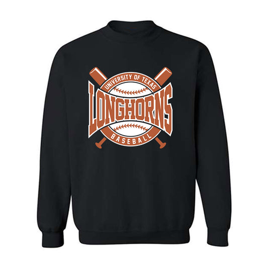 Texas - NCAA Baseball : Josh Livingston - Sports Shersey Crewneck Sweatshirt-0