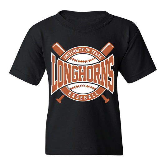 Texas - NCAA Baseball : Jalin Flores - Youth T-Shirt