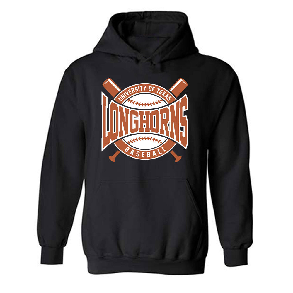 Texas - NCAA Baseball : Will Hill - Sports Shersey Hooded Sweatshirt-0