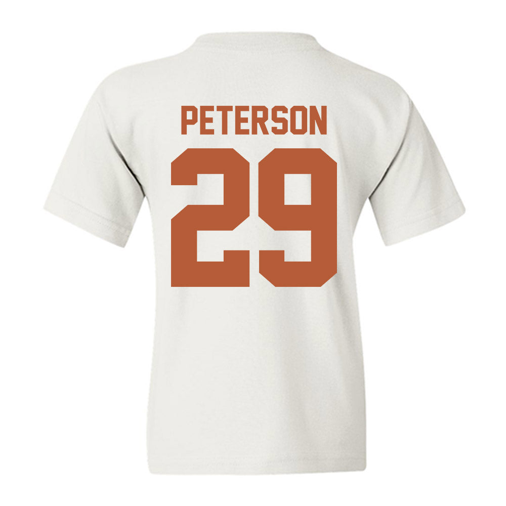 Texas - NCAA Baseball : Blake Peterson - Sports Shersey Youth T-Shirt-1