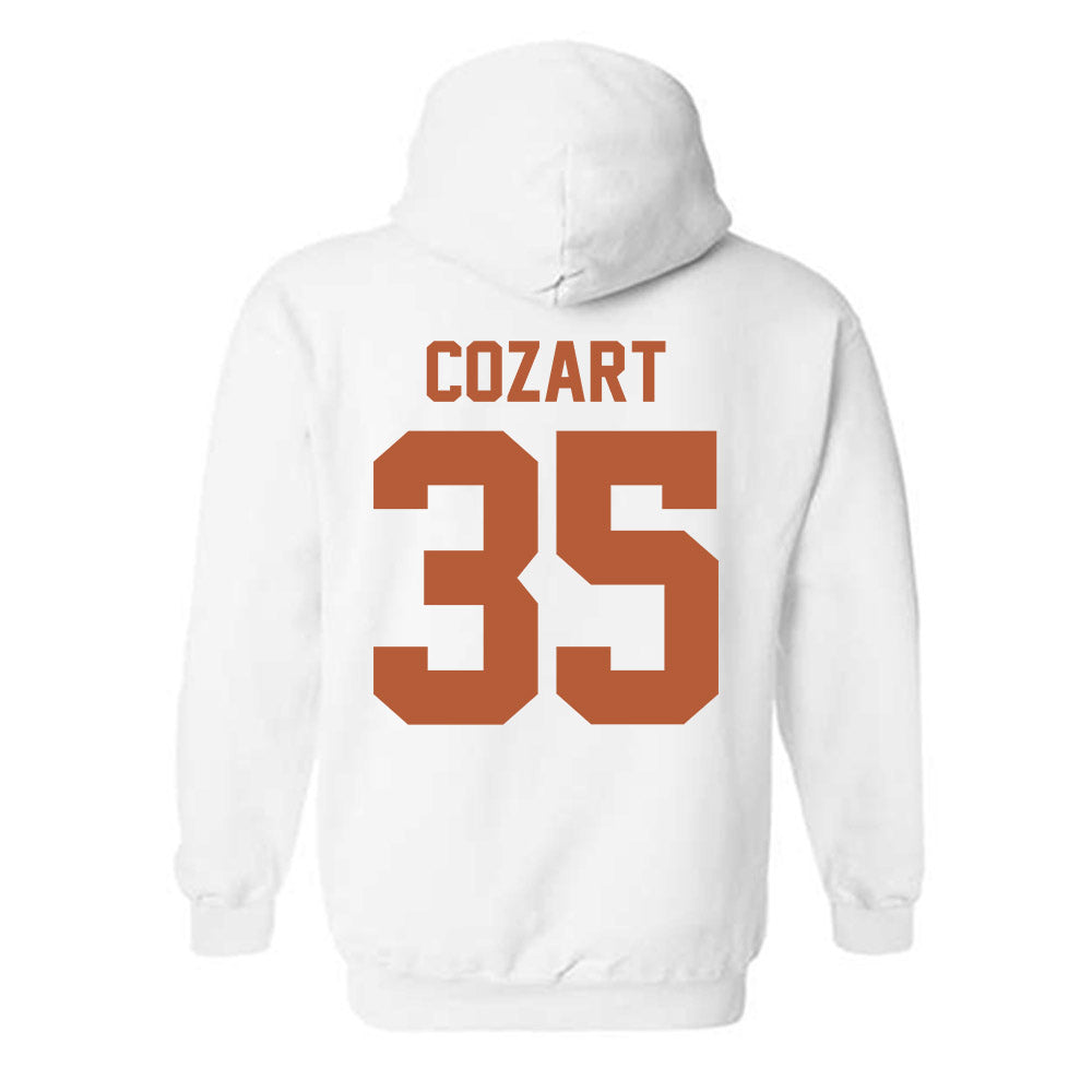 Texas - NCAA Baseball : Samuel Cozart - Sports Shersey Hooded Sweatshirt-1
