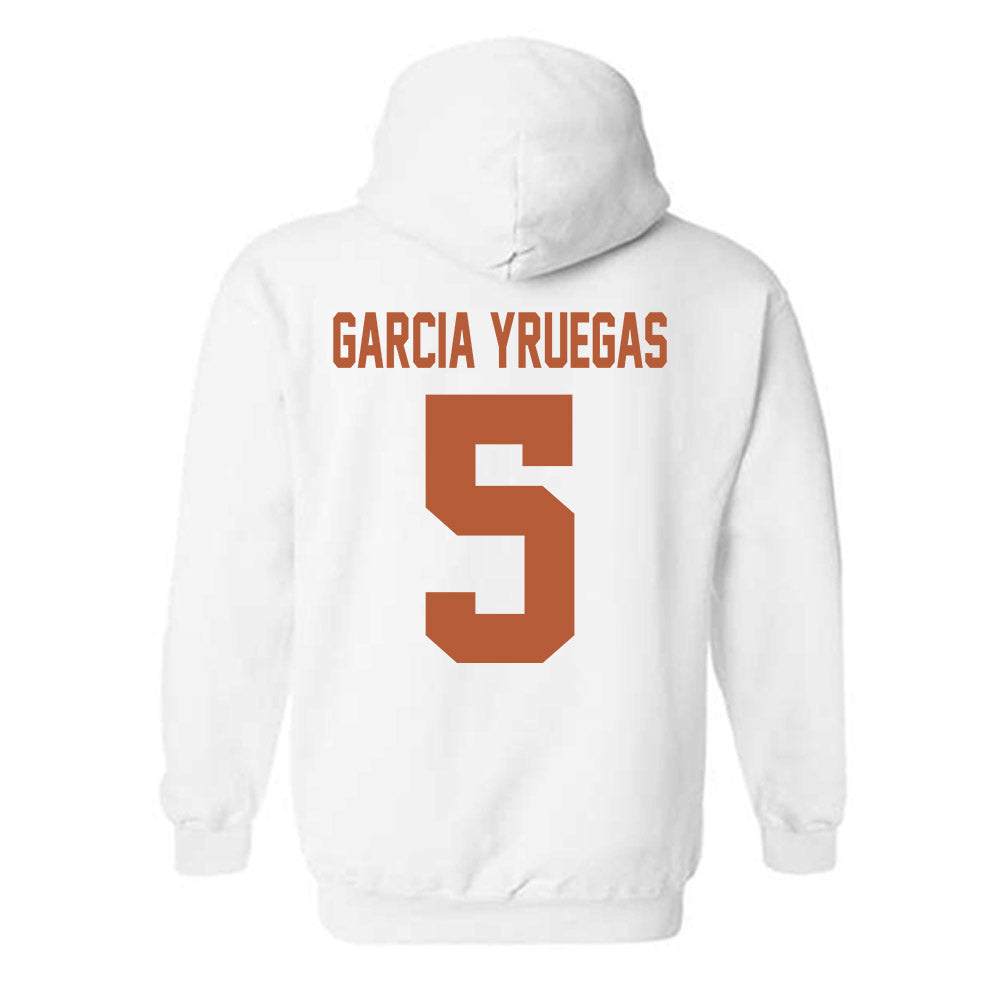 Texas - NCAA Baseball : Felix Garcia Yruegas - Sports Shersey Hooded Sweatshirt-1