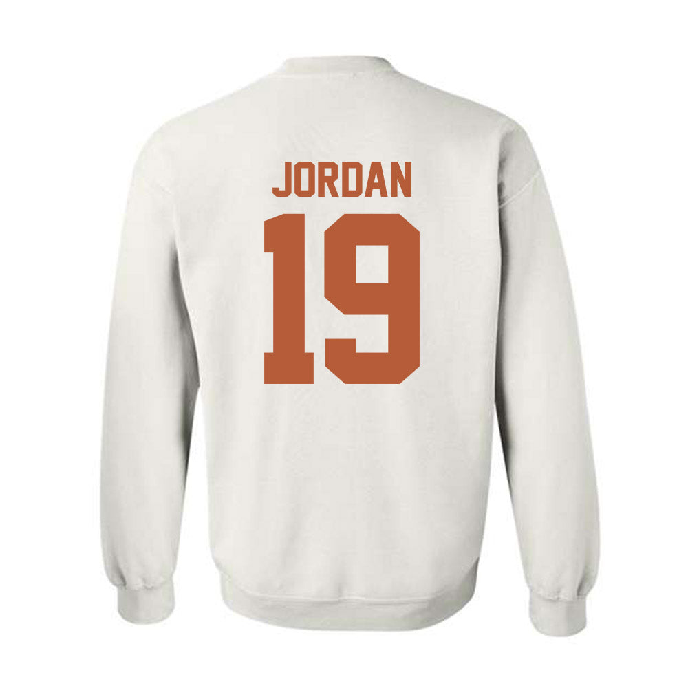 Texas - NCAA Baseball : Donovan Jordan - Sports Shersey Crewneck Sweatshirt-1