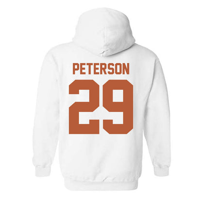 Texas - NCAA Baseball : Blake Peterson - Sports Shersey Hooded Sweatshirt-1