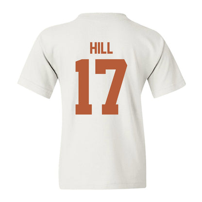 Texas - NCAA Baseball : Will Hill - Sports Shersey Youth T-Shirt-1