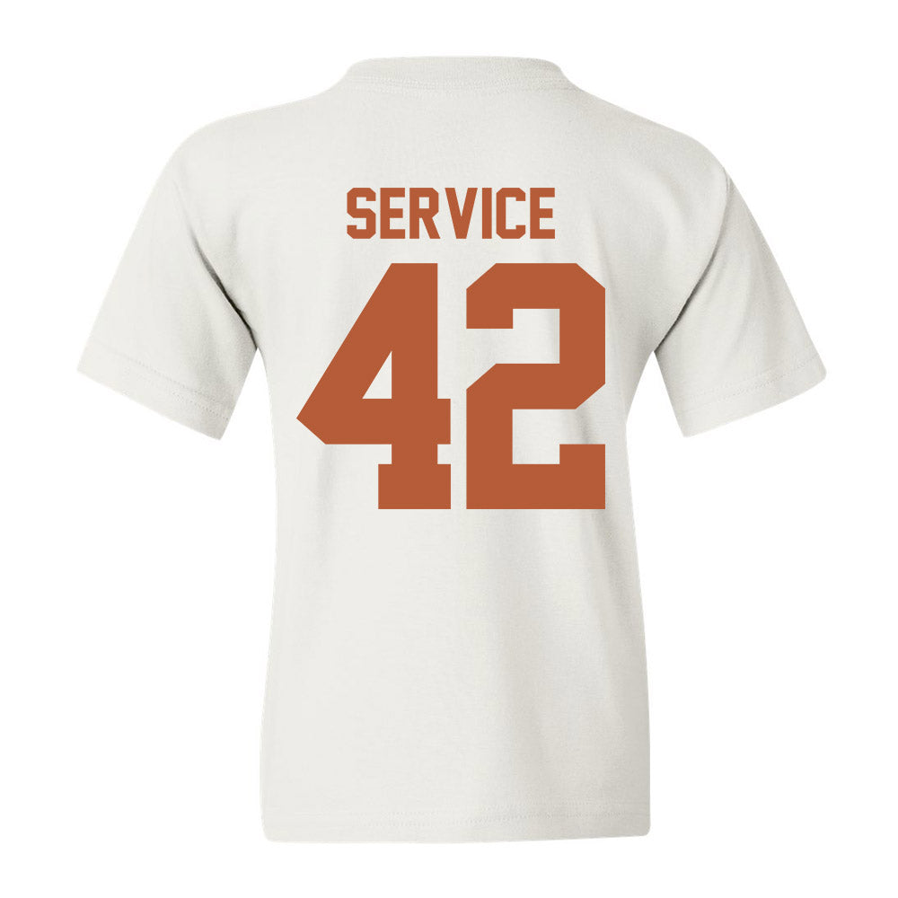 Texas - NCAA Baseball : Oliver Service - Youth T-Shirt Sports Shersey