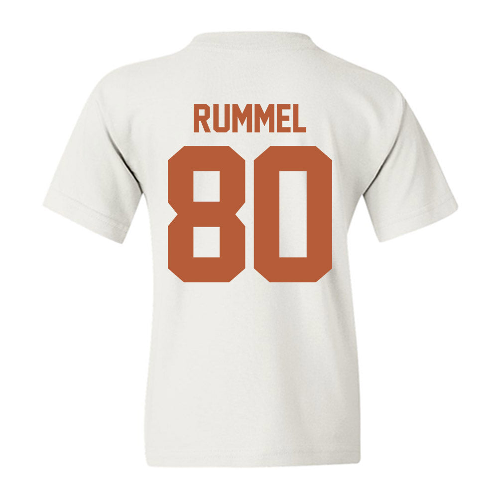 Texas - NCAA Baseball : Cooper Rummel - Sports Shersey Youth T-Shirt-1