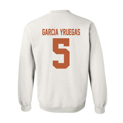 Texas - NCAA Baseball : Felix Garcia Yruegas - Sports Shersey Crewneck Sweatshirt-1