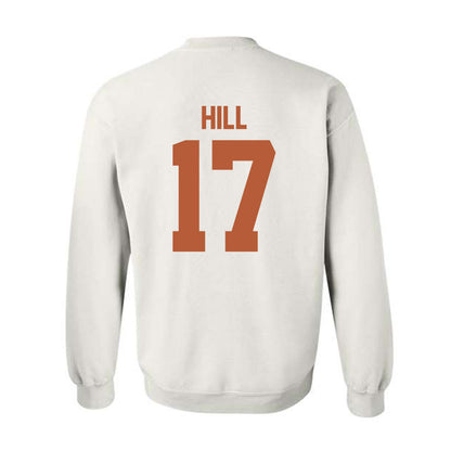 Texas - NCAA Baseball : Will Hill - Sports Shersey Crewneck Sweatshirt-1