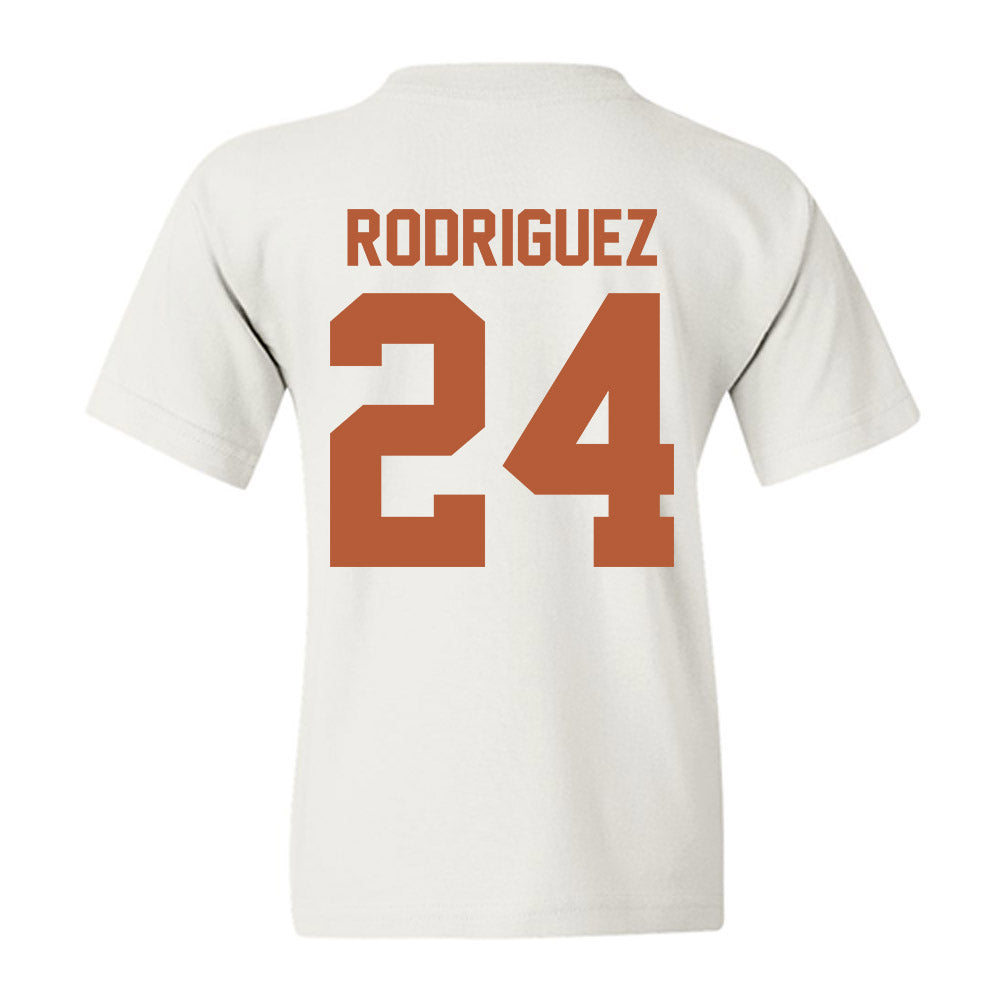 Texas - NCAA Baseball : Adrian Rodriguez - Sports Shersey Youth T-Shirt-1