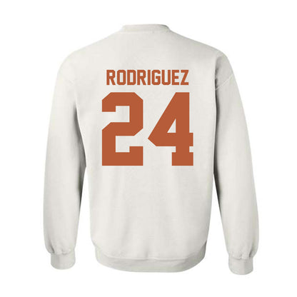Texas - NCAA Baseball : Adrian Rodriguez - Sports Shersey Crewneck Sweatshirt-1