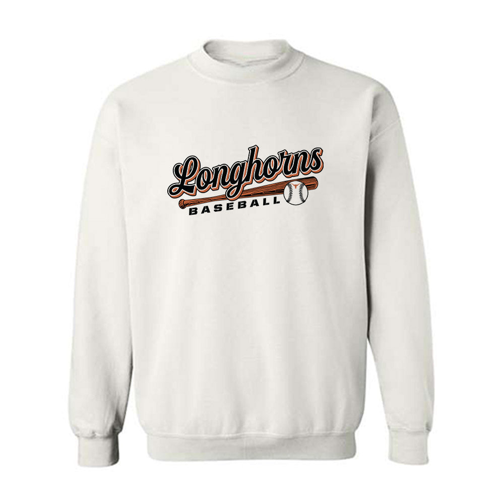 Texas - NCAA Baseball : Cal Higgins - Sports Shersey Crewneck Sweatshirt-0