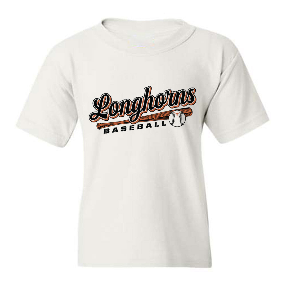 Texas - NCAA Baseball : Jalin Flores - Youth T-Shirt