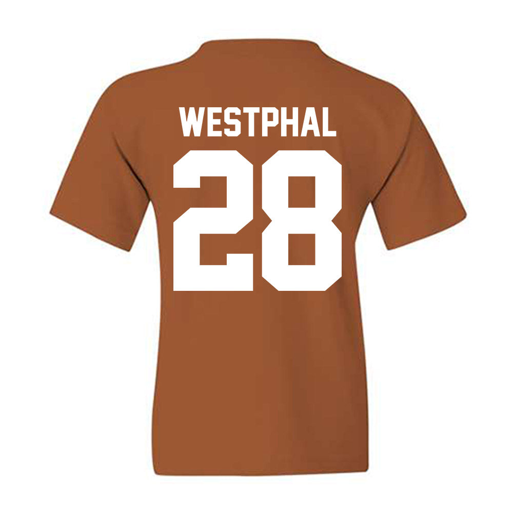 Texas - NCAA Baseball : Grady Westphal - Sports Shersey Youth T-Shirt-1