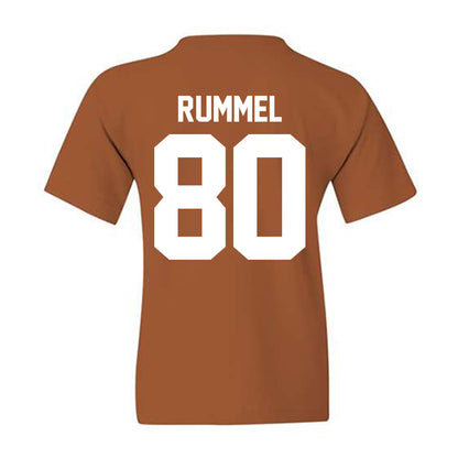 Texas - NCAA Baseball : Cooper Rummel - Sports Shersey Youth T-Shirt-1