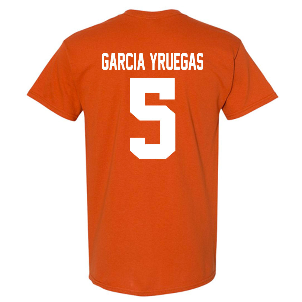 Texas - NCAA Baseball : Felix Garcia Yruegas - Sports Shersey T-Shirt-1