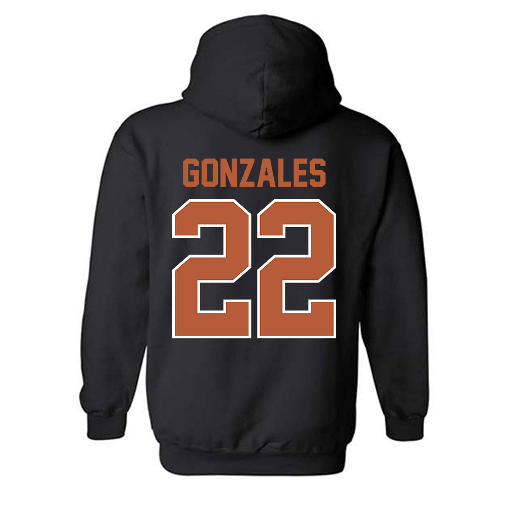 Texas - NCAA Softball : Brenlee Gonzales - Sports Shersey Hooded Sweatshirt-1