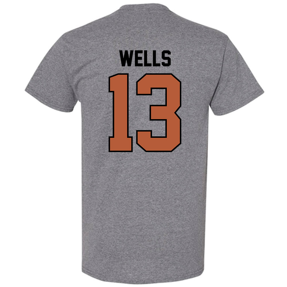 Texas - NCAA Softball : Hannah Wells - Sports Shersey T-Shirt-1