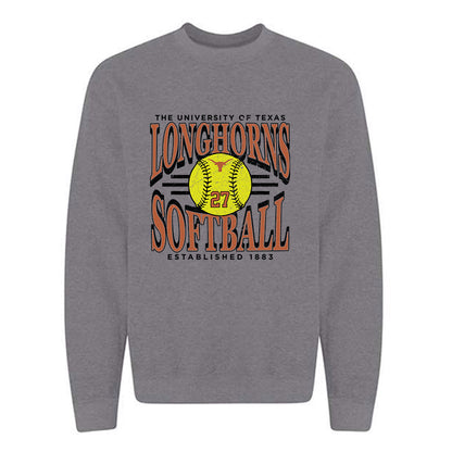 Texas - NCAA Softball : Taylor Anderson - Sports Shersey Crewneck Sweatshirt-0