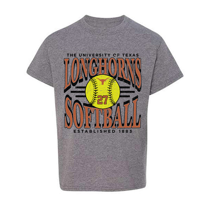 Texas - NCAA Softball : Taylor Anderson - Sports Shersey Youth T-Shirt-0