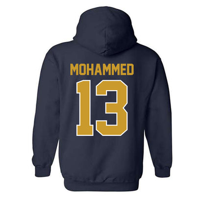 Notre Dame - NCAA Men's Basketball : Sir Mohammed - Classic Shersey Hooded Sweatshirt-1