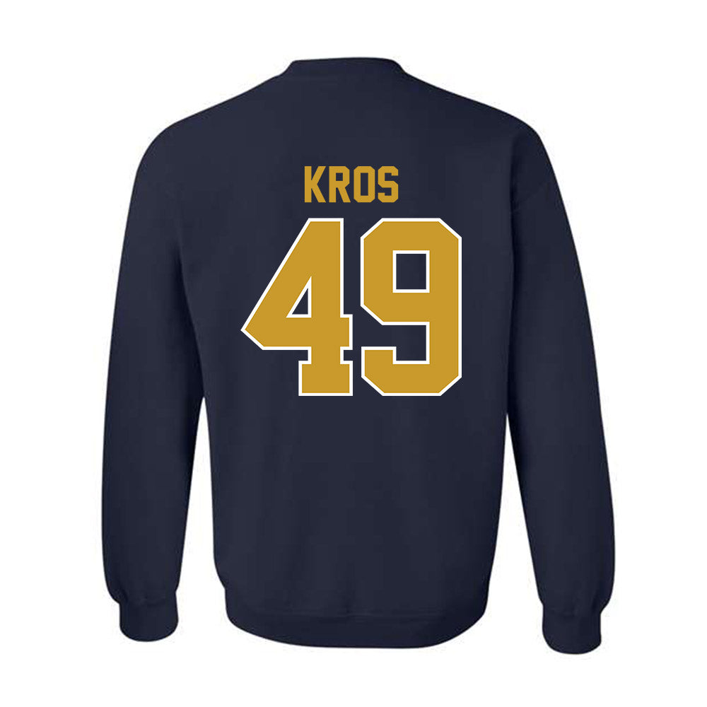 Notre Dame - NCAA Football : Andrew Kros - Classic Shersey Crewneck Sweatshirt-1
