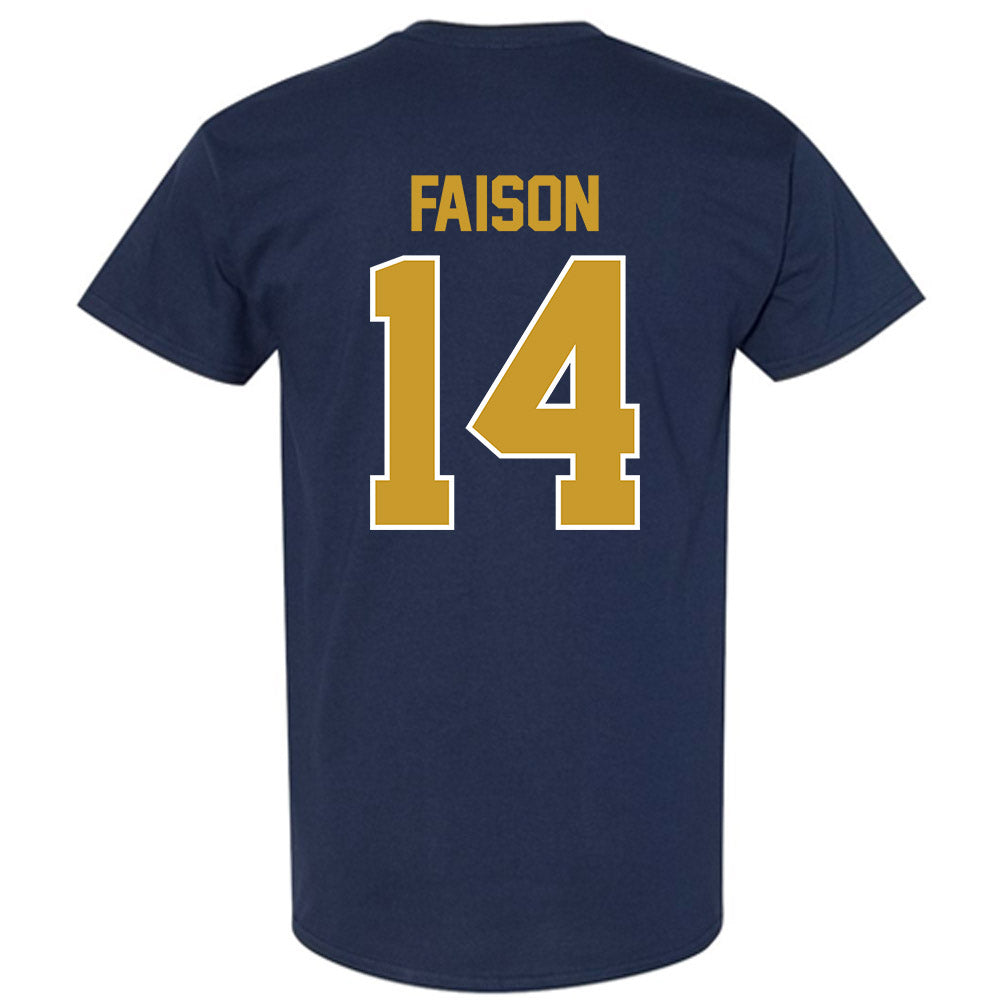 Notre Dame - NCAA Men's Lacrosse : Jordan Faison - Classic Shersey T-Shirt-1