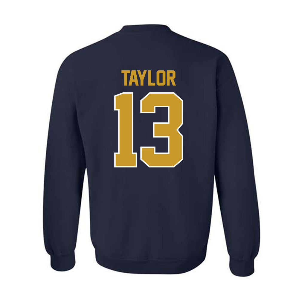 Notre Dame - NCAA Men's Lacrosse : Jake Taylor - Classic Shersey Crewneck Sweatshirt-1