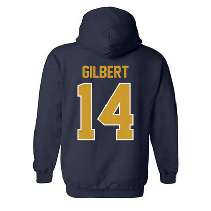 Notre Dame - NCAA Football : Micah Gilbert - Classic Shersey Hooded Sweatshirt-1