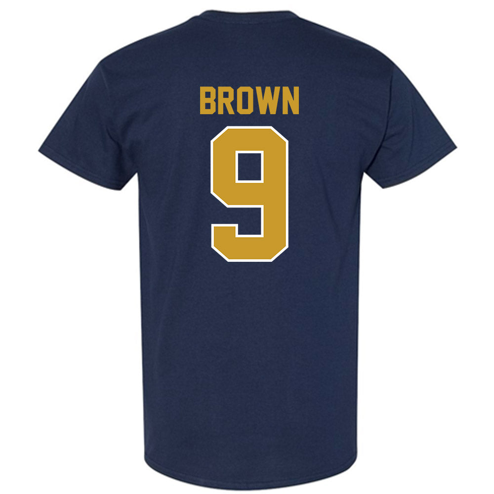 Notre Dame - NCAA Men's Ice Hockey : Cole Brown - Classic Shersey T-Shirt-1
