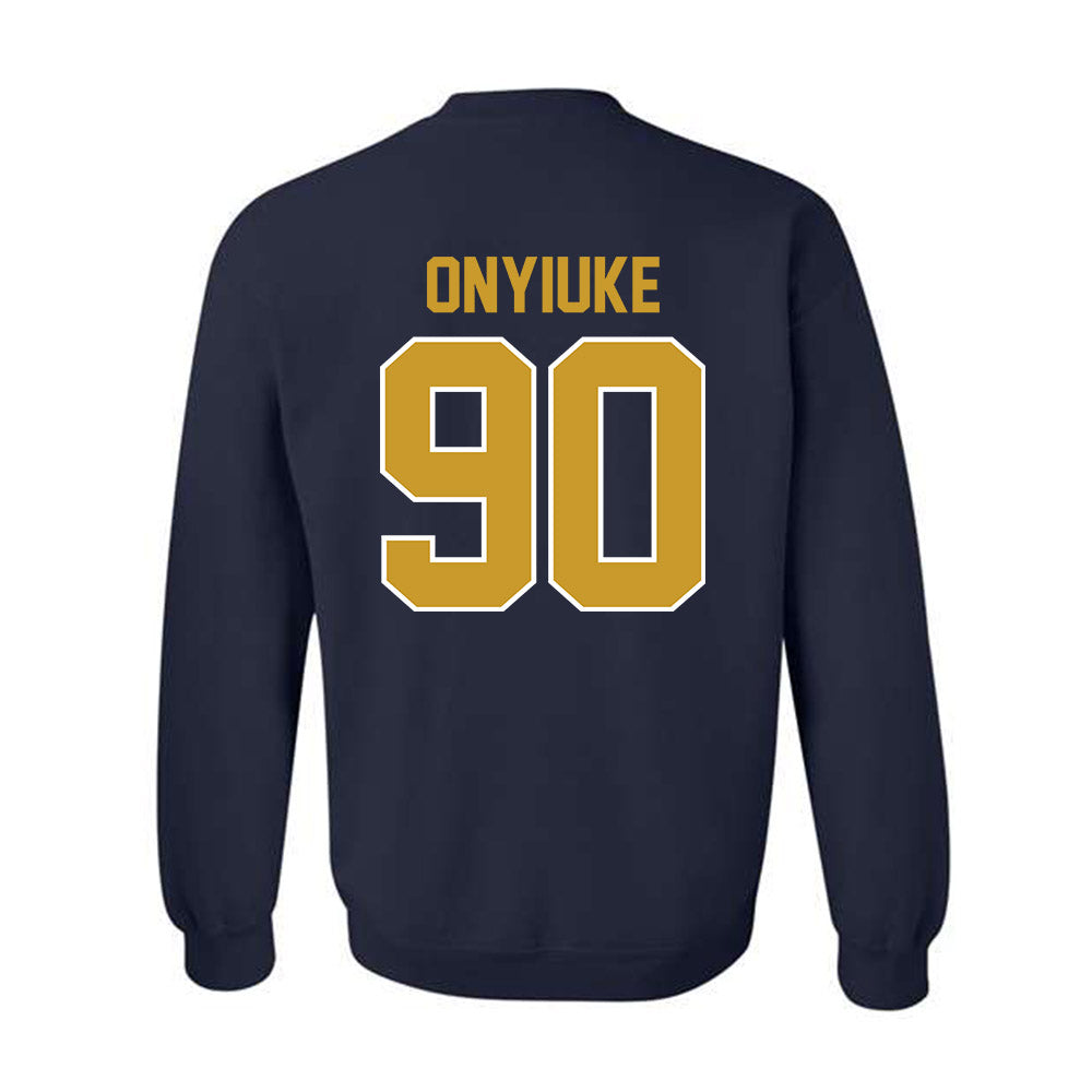 Notre Dame - NCAA Football : Kobi Onyiuke - Classic Shersey Crewneck Sweatshirt-1