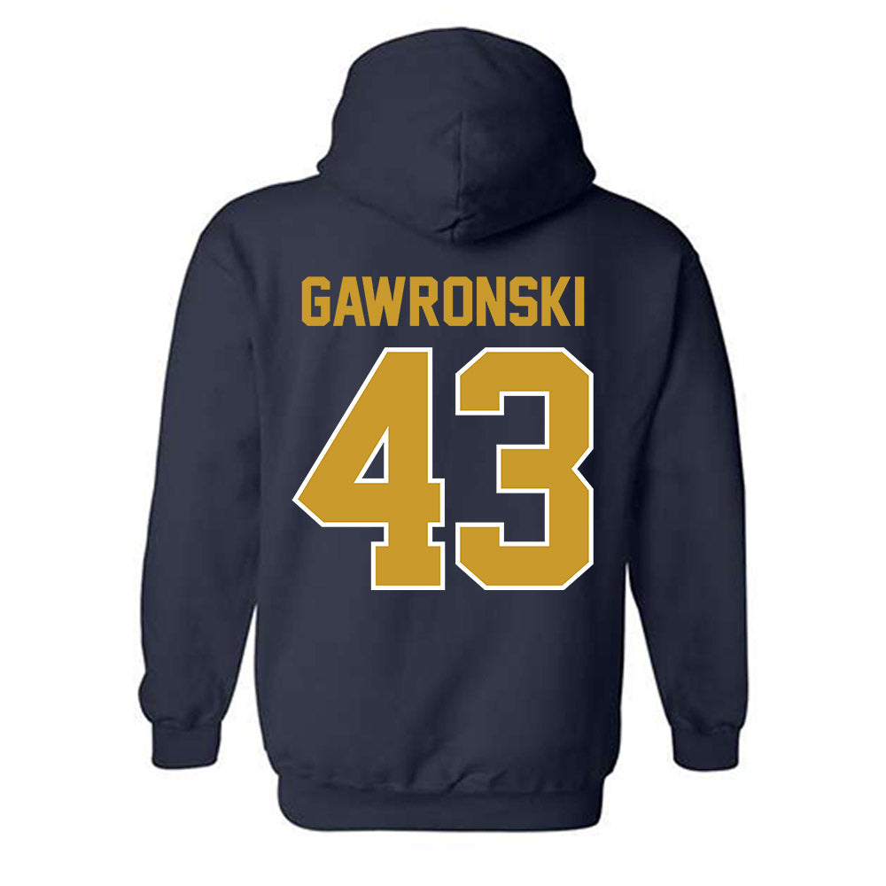 Notre Dame - NCAA Women's Lacrosse : Avery Gawronski - Classic Shersey Hooded Sweatshirt-1