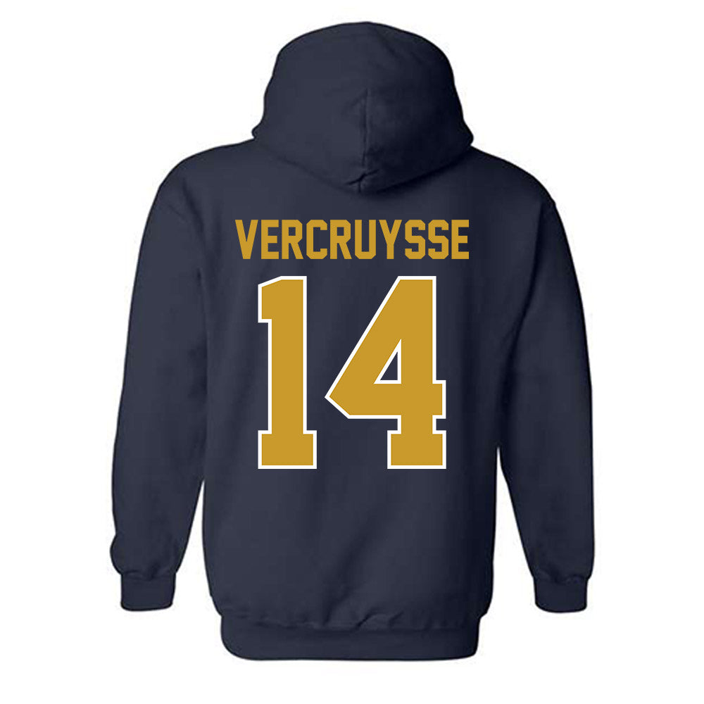 Notre Dame - NCAA Baseball : Charlie Vercruysse - Classic Shersey Hooded Sweatshirt