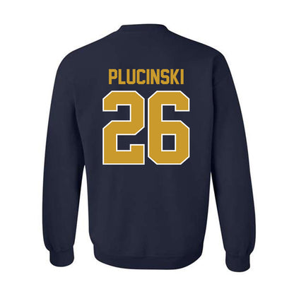 Notre Dame - NCAA Men's Ice Hockey : Zach Plucinski - Classic Shersey Crewneck Sweatshirt