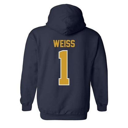 Notre Dame - NCAA Softball : Brianne Weiss - Classic Shersey Hooded Sweatshirt-1