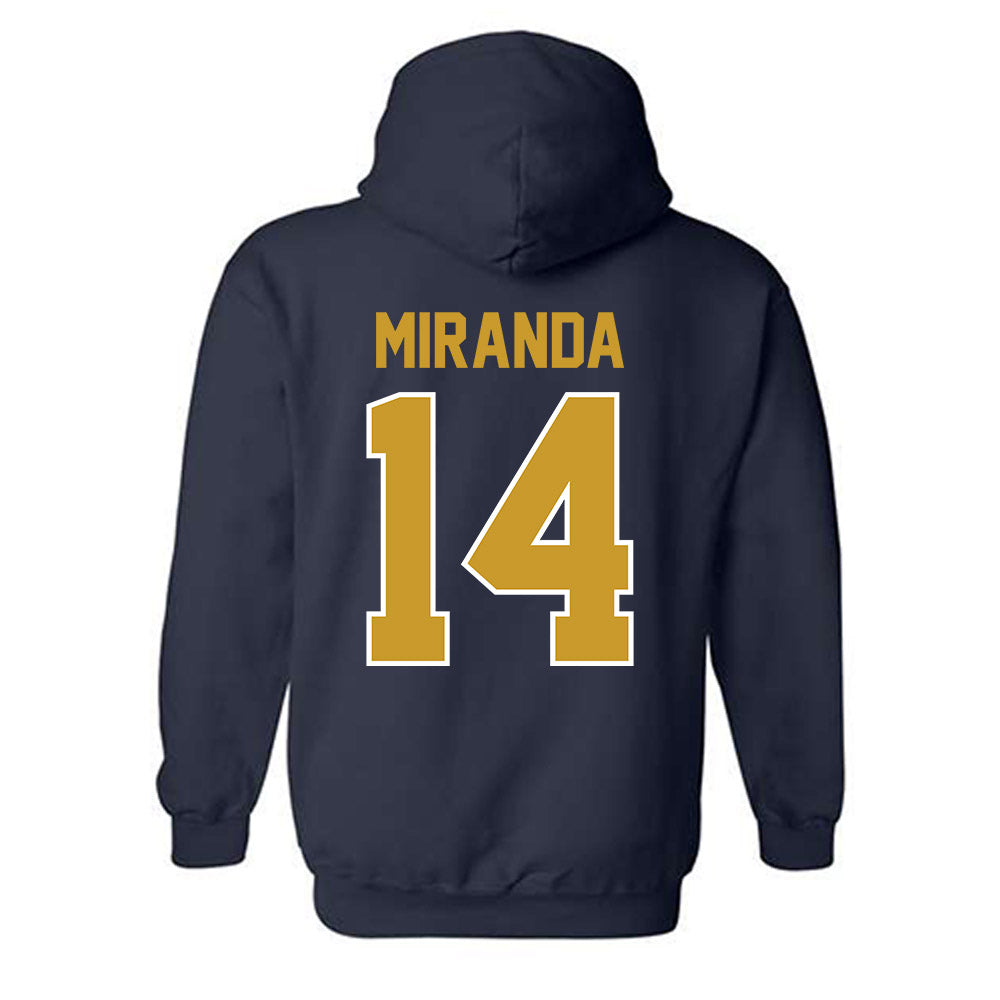 Notre Dame - NCAA Baseball : Shane Miranda - Classic Shersey Hooded Sweatshirt-1
