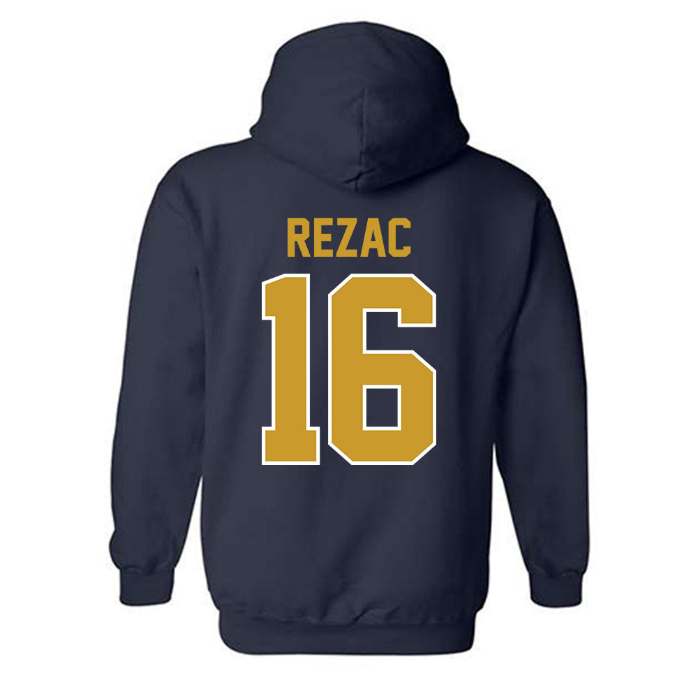 Notre Dame - NCAA Football : Anthony Rezac - Classic Shersey Hooded Sweatshirt-1