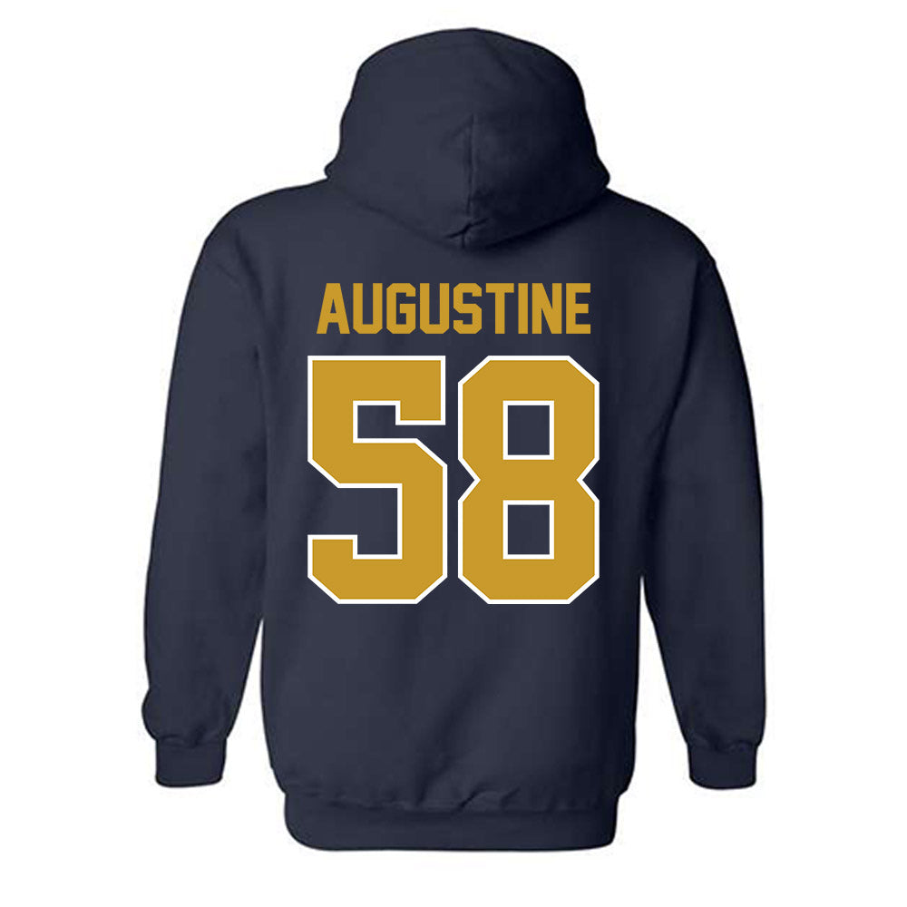 Notre Dame - NCAA Football : Matty Augustine - Classic Shersey Hooded Sweatshirt-1