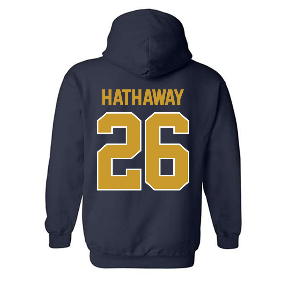  - NCAA Women's Soccer : Melinda Hathaway - Classic Shersey Hooded Sweatshirt-1