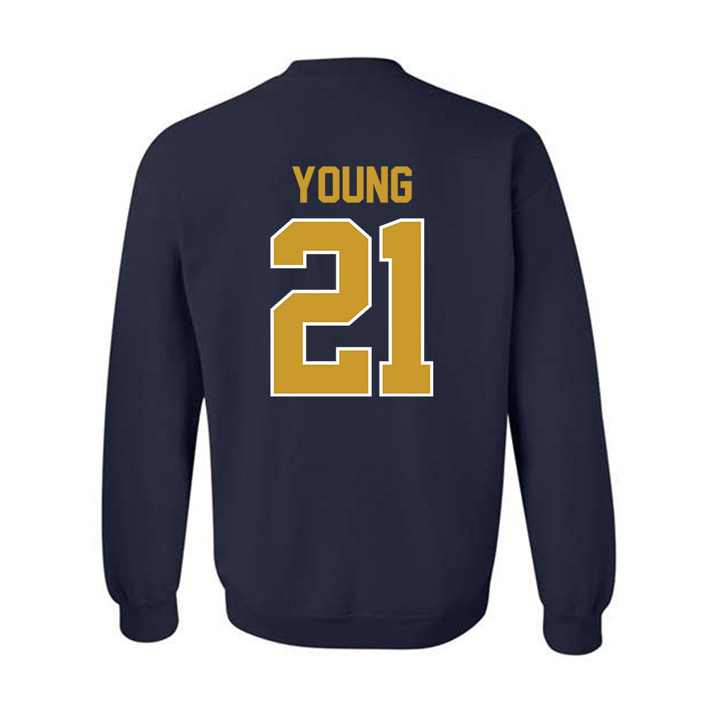Notre Dame - NCAA Football : Kedren Young - Classic Shersey Crewneck Sweatshirt-1