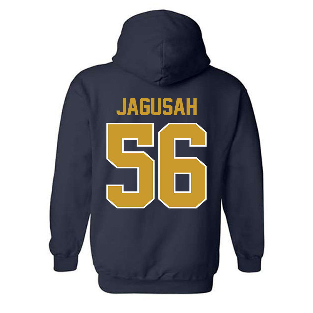 Notre Dame - NCAA Football : Charles Jagusah - Classic Shersey Hooded Sweatshirt-1
