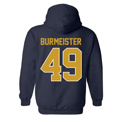 Notre Dame - NCAA Men's Lacrosse : Ben Burmeister - Classic Shersey Hooded Sweatshirt-1