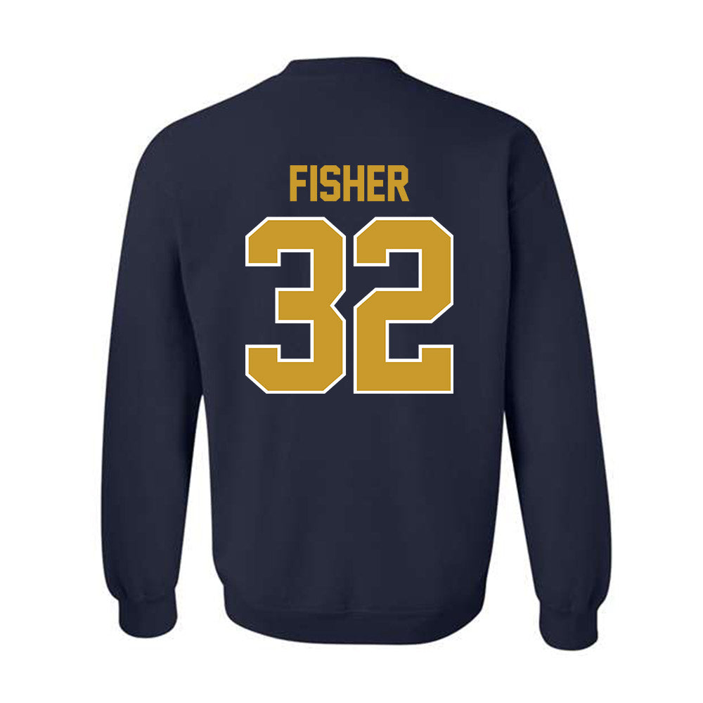 Notre Dame - NCAA Football : Justin Fisher - Classic Shersey Crewneck Sweatshirt-1