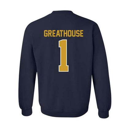 Notre Dame - NCAA Football : Jaden Greathouse - Classic Shersey Crewneck Sweatshirt-1