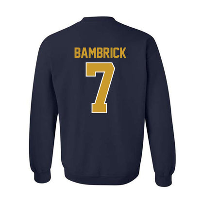 Notre Dame - NCAA Men's Lacrosse : Joey Bambrick - Classic Shersey Crewneck Sweatshirt-1